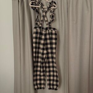 Like New Buffalo Plaid Overalla